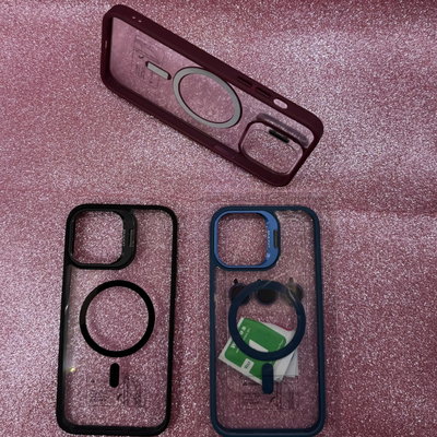MAGSAFE PREMIUM CASE TRANSPARENTE CON PROTECTOR DE CAMARA