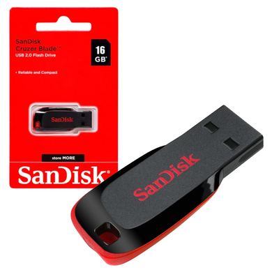 Pen Drive SanDisk 16GB Cruzer Blade