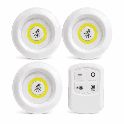 LUZ LED DE TOQUE PLACARD X3 C/CONTROL