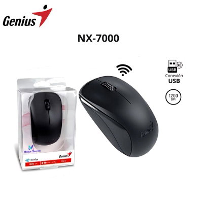 Mouse Genius NX-7000 Wireless BlueEye Negro