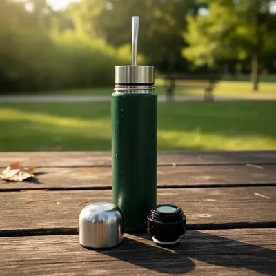 TERMO AUTOCEBANTE 0.5L ACERO INOXIDABLE