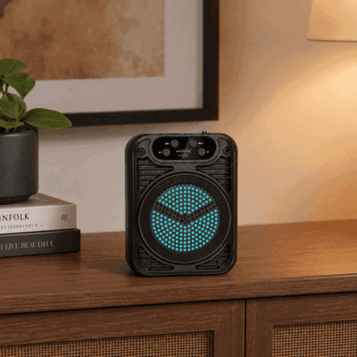 PARLANTE BLUETOOTH 4 PULGADAS C/LUZ GTS