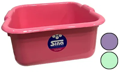 FUENTON CUADRADO PLASTICO 12 LTS. COLORES VARIOS