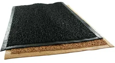ALFOMBRA PVC RULITO C/ BORDE 60X40 APROX