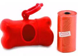 HUESO CON BOLSAS JUNTA DESECHOS MASCOTAS