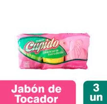 JABON TOCADOR 3 X 90 GR. CUPIDO