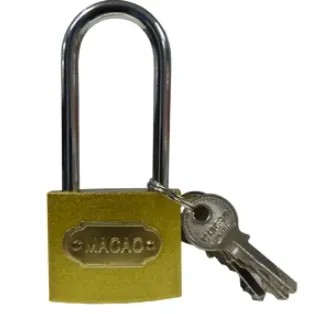 CANDADO REFORZADO 50 MM LARGO 3 LLAVES