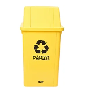 RESIDUO CUADRADO PUSH 60 L. COLORES VARIOS
