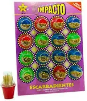PALILLERO BARRILITO IMPACTO 50 PALILLOS.