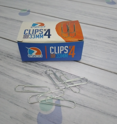 CLIPS N 4 33 MM CAJA X 100 UNI EZCO