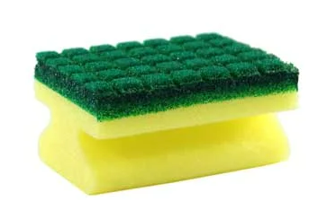 ESPONJA COCINA ECCO ACANALADA VERDE Y AMARILLA