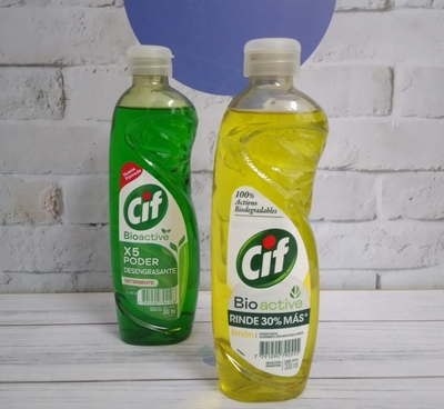 DETERGENTE CIF BIO ACTIVE X 300 ML. FRG. VARIAS