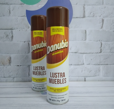 DANUBIO LUSTRA MUEBLES AEROSOL 360 ML.