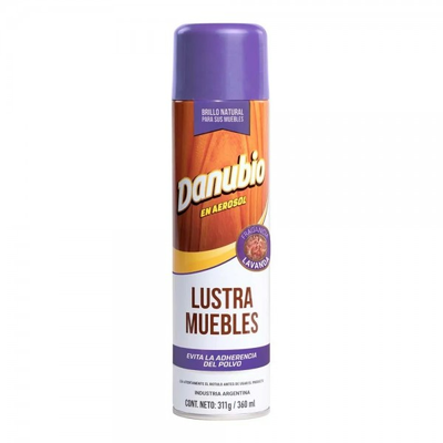 LUSTRAMUEBLES AEROSOL LAVANDA 360 C.C. DANUBIO