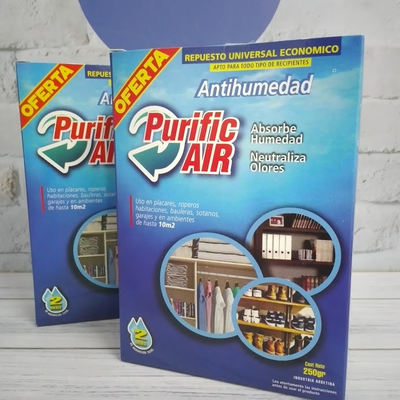 REPUESTO ANTIHUMEDAD NEUTRO PURIFIC AIR X 250 GR.