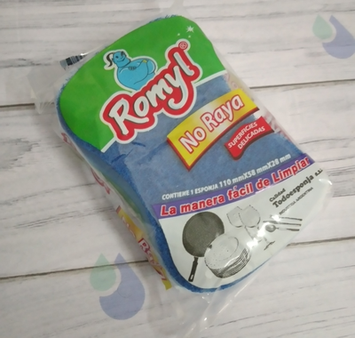 ESPONJA NO RAYA SUPERFICIES DELICADAS ROMYL