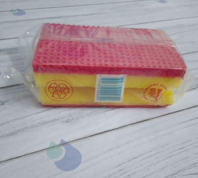 ESPONJA COCINA EXTRA SANITARIA ROSA Y AMARILLA