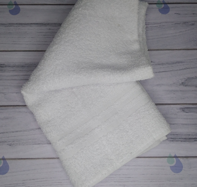 TOALLA DE MANOS LISA BLANCA