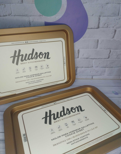 FUENTE RECTANGULAR GALLETITAS LINEA COBRE HUDSON