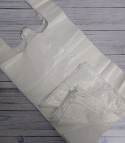 BOLSA CAMISETA BLANCA 40X50 X 70 UNI. GREENPLAST