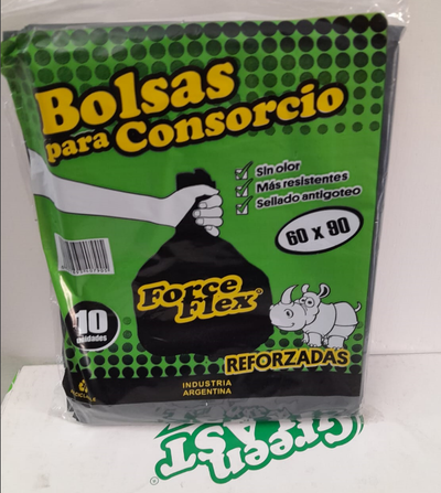 BOLSAS CONSORCIO 60x90X10 UNID. REFORZADA FORCEFLEX