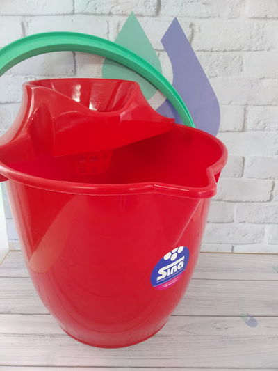 BALDE C/ESCURRIDOR REDONDO 14 LT SINA