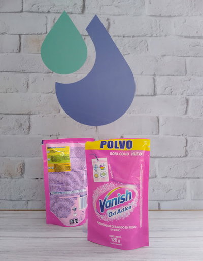 VANISH POTENCIADOR DE LAVADO EN POLVO 120 GR.