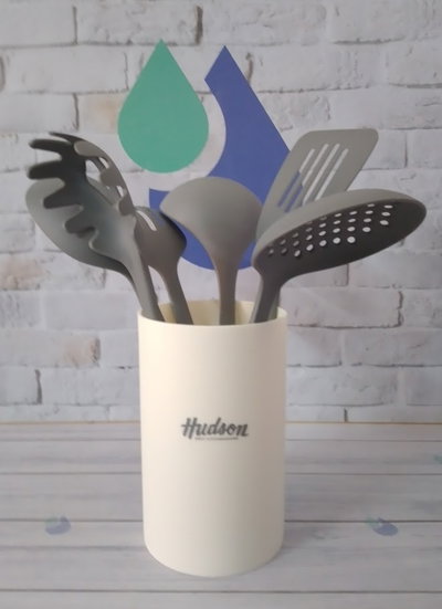 SET UTENSILLOS NYLON 7 PIEZAS HUDSON