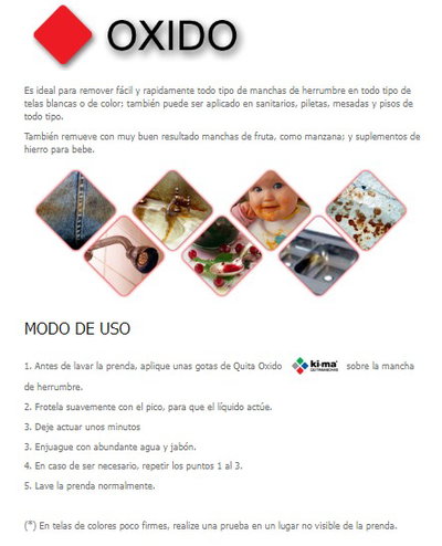 QUITA MANCHA OXIDO KI-MA