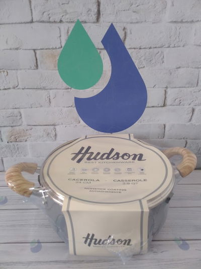 CACEROLA 24 CM ANTIADHERENTE GRANITE HUDSON