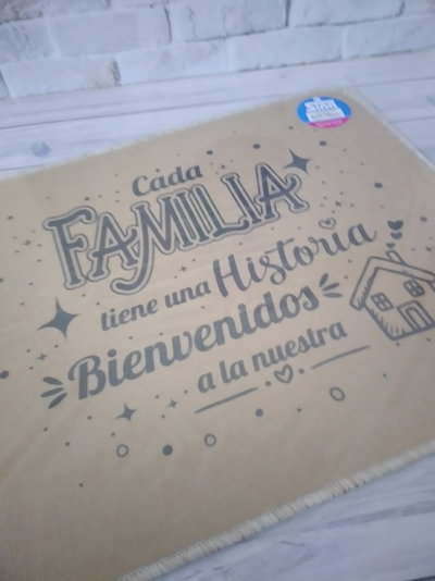 FELPUDO BASE DE GOMA DECO HOME - ANTIDESLIZANTE