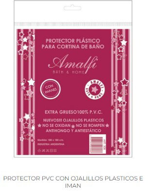 PROTECTOR PVC C/OJALILLOS PLASTICOS E IMAN