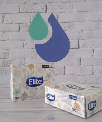 ELITE PAÑUELOS DH CAJA X 90 UNIDADES