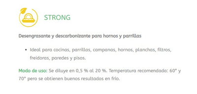 STRONG SEIQ X 5 LT - DESENGRASANTE HORNOS Y PARRILLAS