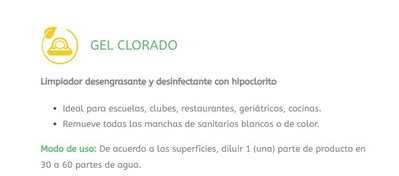CLORO EN GEL X 5 LT - SEIQ