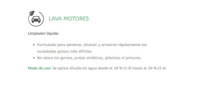 LAVA MOTOR DESENGRASANTE X 5LT - SEIQ
