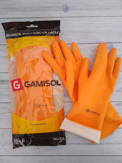 GUANTE AFELPADO T. L NARANJA