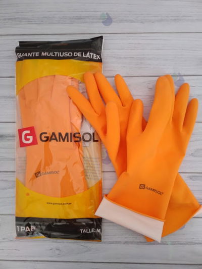 GUANTE AFELPADO T. M NARANJA