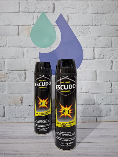 ESCUDO MATA CUCARACHA Y HORMIGA AEROSOL 360 C.C.