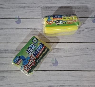 FIBRA ESPONJA CON SALVAUÑAS ROMYL