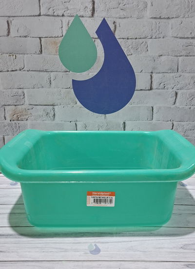 FUENTON CUADRADO PLASTICO 12 LTS. COLORES VARIOS