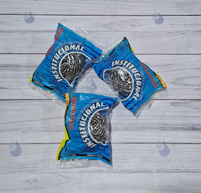 ESPONJA ACERO INOXIDABLE 30 GR INSTITUCIONAL