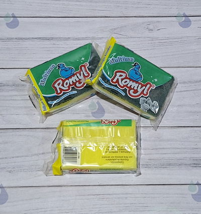 FIBRA ESPONJA CHATA CON FIBRA MULTIUSO ROMYL