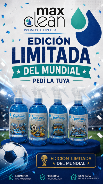 AROMATIZANTE TEXTIL SAPHIRUS X250 CC - EDICION MUNDIAL