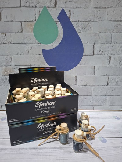 DIFUSOR AUTO COLGANTE AMBAR