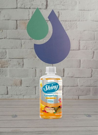 LIQUIDO LIMPIADOR MULTISUPERFICIE TROPICAL X 250 C.C. SHINY - SAPHIRUS