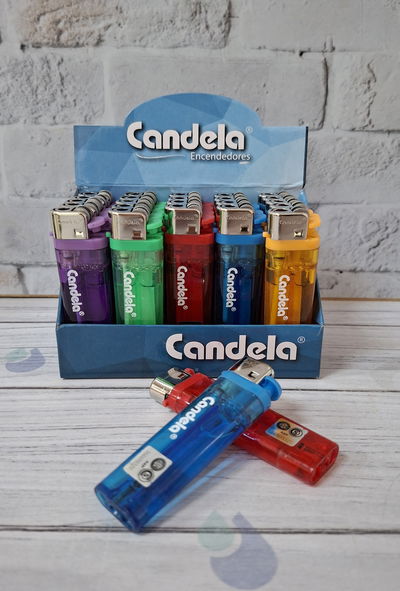 ENCENDEDOR TRANSPARENTE CANDELA