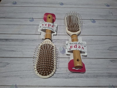 CEPILLO PELO PLASTICO MANGO SIMIL MADERA 2554-8