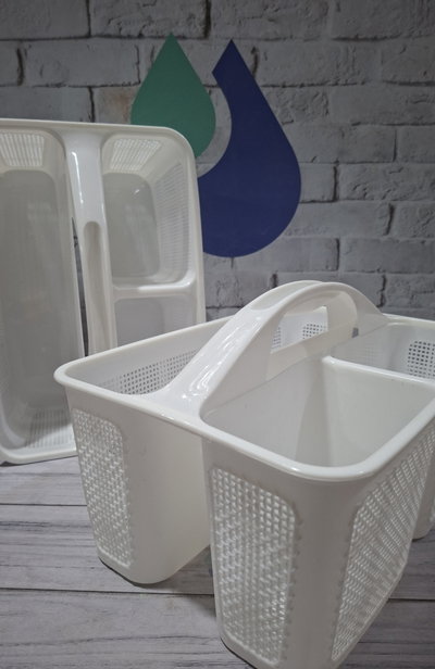 ORGANIZADOR DE LIMPIEZA BLANCO PLASTICO