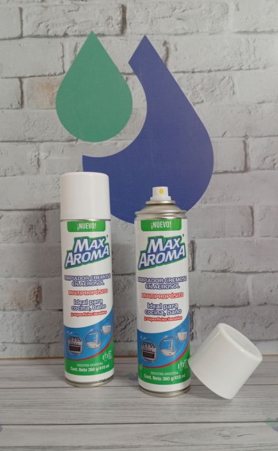 AEROSOL LIMPIADOR CREMOSO 410 ML. MAX AROMA